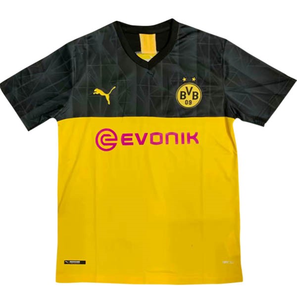Camiseta Borussia Dortmund CHAMPIONS LEAGUE 2019-2020 Amarillo Negro